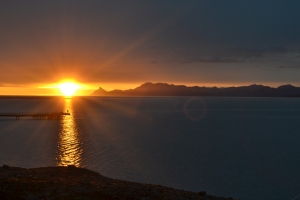 Sunset at Ny-Ålesund